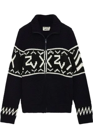 Zadig & Voltaire Christophe intarsiastickad kofta