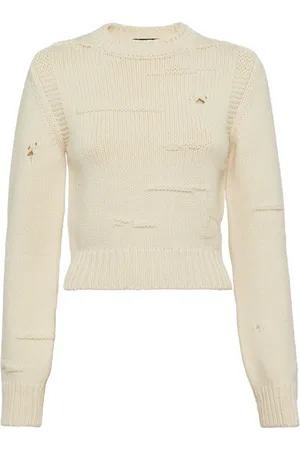 Dsquared2 Stickad tröja med sliten detalj