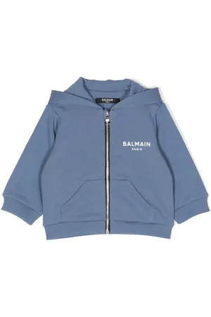 Balmain Hoodie med logotyp