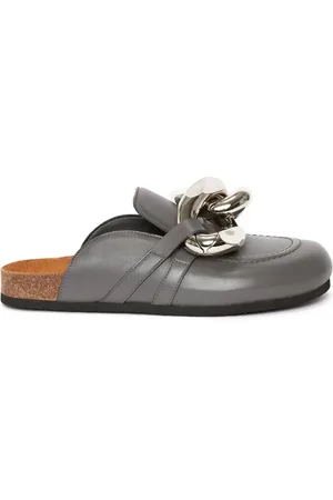 J.W.Anderson Läderloafers med kedjedetalj