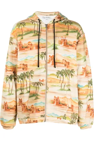 Les Benjamins Hoodie med grafiskt tryck