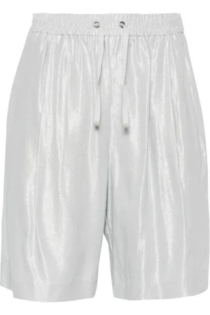 HERNO Shorts med plisserad detalj