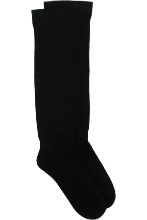 Rick Owens Intarsiastickade strumpor med logotyp