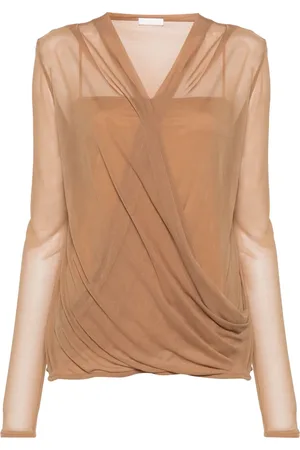 Givenchy Halvskir draperad blus