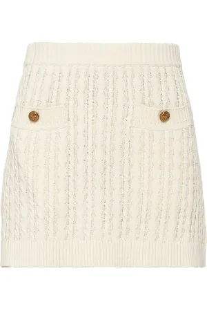 Prada Kabelstickad minikjol