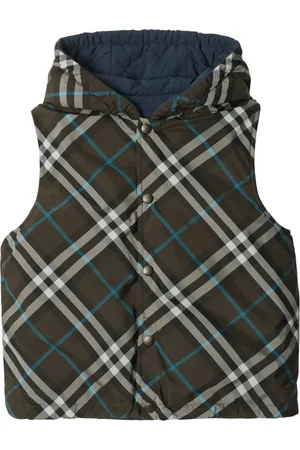 Burberry Vintagerutig vändbar väst