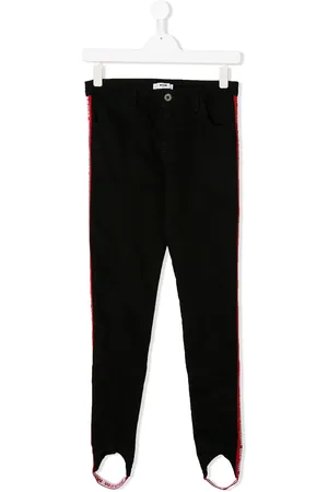 Msgm Jeans med bygel och logotypkant