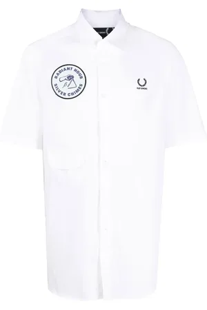 Fred Perry Kortärmad skjorta med lappmärke