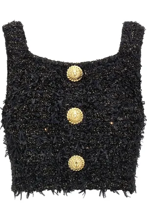 Balmain Tweedtopp i lurex