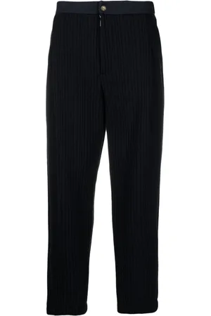 Giorgio Armani Quiltade plisserade slacks