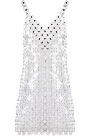 Paco rabanne Transparent miniklänning