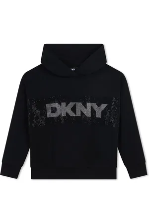 DKNY Hoodie med logotyp