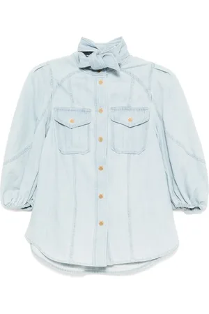 ZIMMERMANN Acacia blus i denim