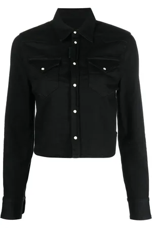 Dsquared2 Kort jeansskjorta