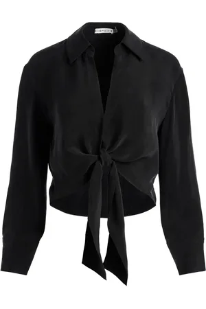 ALICE+OLIVIA Hannon blus med knytning