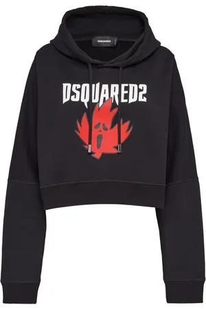 Dsquared2 Hoodie med lönnlöv