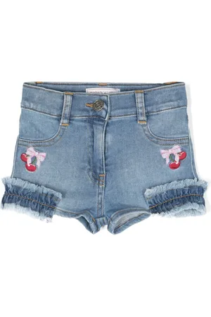 MONNALISA Jeansshorts med broderad logotyp