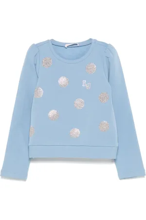 Liu Jo Prickig sweatshirt med strass
