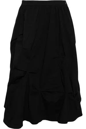 B+AB Draperad midikjol