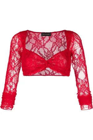 The Andamane Croptop med spetsbrodyr