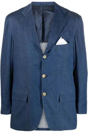 Kiton Enkelknäppt blazer