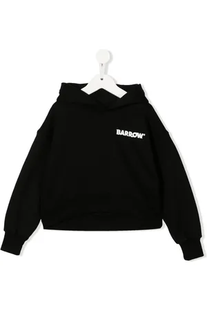 BARROW Kort hoodie med logotyp