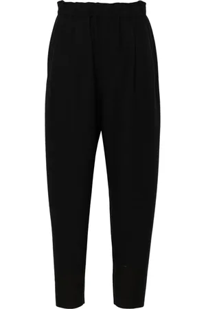 Issey Miyake Plisserade trekvartsbyxor