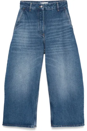 STUDIO NICHOLSON Chalco croppade jeans