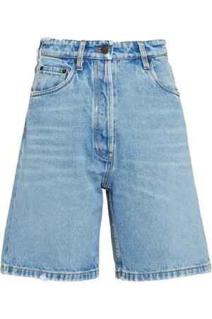 Prada Jeansshorts med hög midja