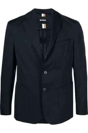 HUGO BOSS Enkelknäppt blazer med trubbigt slag