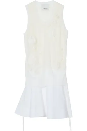 3.1 Phillip Lim Midiklänning med blomsterapplikation