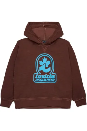 Dsquared2 Hoodie med grafiskt tryck