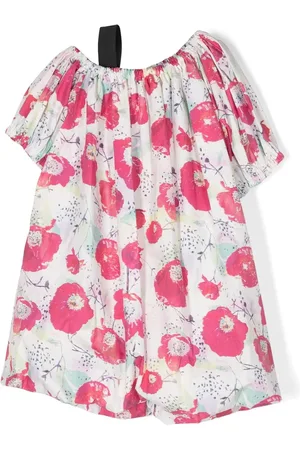 Le pandorine Lola asymmetrisk blommig klänning