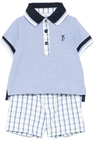 PATACHOU Rutigt set med shorts
