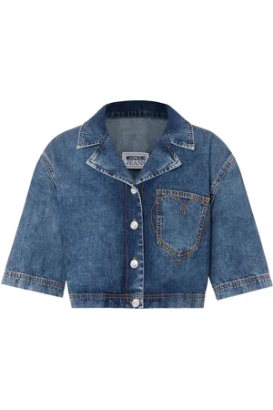 Moschino Kort jeansskjorta