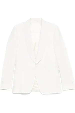 LARDINI Blazer med sjalslag