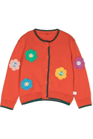 Stella McCartney Stickad kofta med blomma