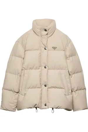 Prada Puffjacka med logotyp
