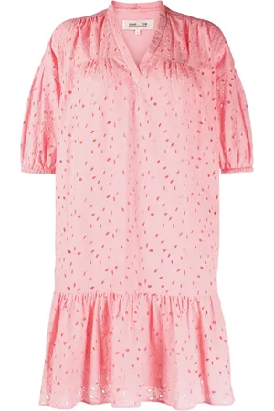 Diane von Furstenberg Agar miniklänning med puffärm