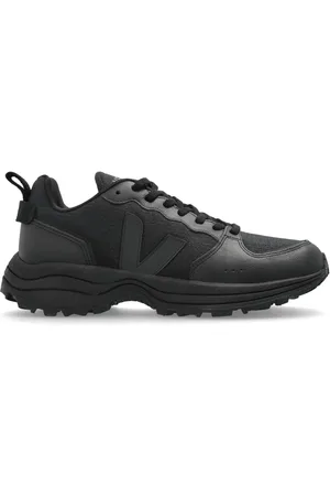 Veja Strumpsneakers med läderpanel