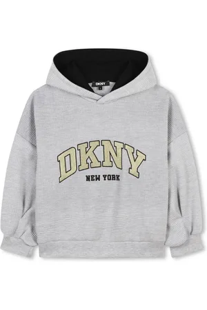 DKNY Hoodie med broderad logotyp