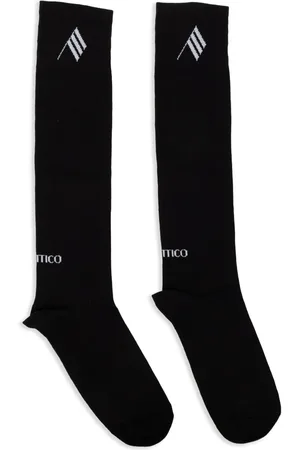 The Attico Ribbade strumpor med logotyp