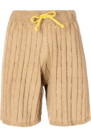 JOSHUA SANDERS Kabelstickade shorts med dragsko