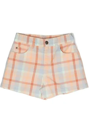 KNOT Lynn skotskrutiga shorts