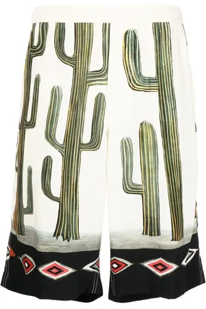 Endless Joy Rayon shorts med grafiskt tryck