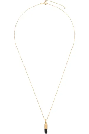 TRUE ROCKS Halsband med pillerformat hänge