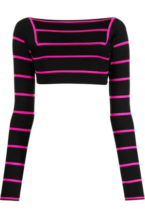 Puccini Randig croptop i jacquard