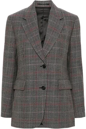 Prada Skotskrutig blazer
