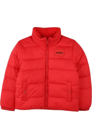 HUGO BOSS Puffjacka med logotypmärke