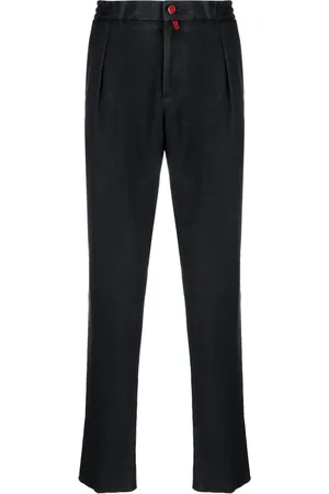 Kiton Raka byxor med logotypmärke